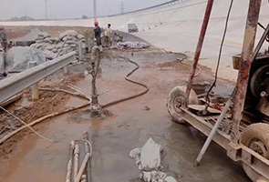 吴忠公路钻孔施工